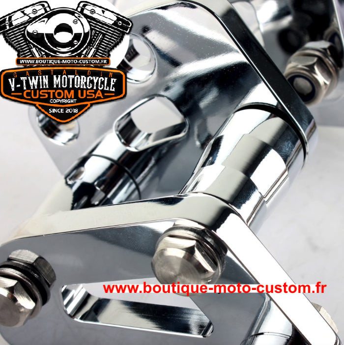 Commandes avancées / repose pied CHROME Harley Davidson 883 & 1200 Sportster, XL