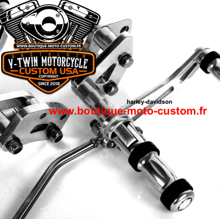 Commandes avancées / repose pied Harley Davidson 883 & 1200 Sportster, XL
