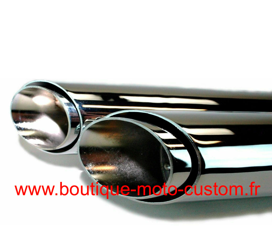 Ligne Échappement Shortshots staggered Chrome Harley Davidson SPORTSTER 2004 à 2013