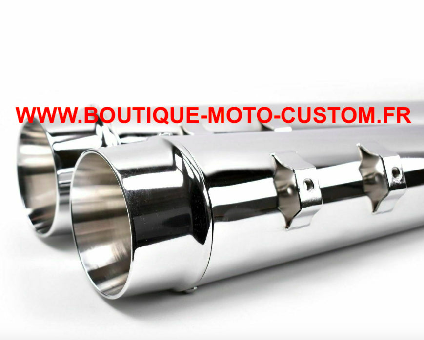 Silencieux échappement Harley davidson Touring Mégaphone USA 4"