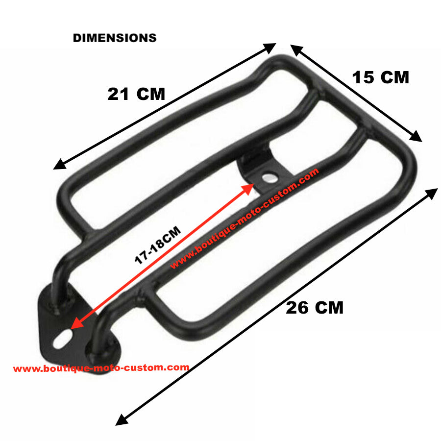 Porte bagage Noir Harley Davidson Sportster 2004 - 2020