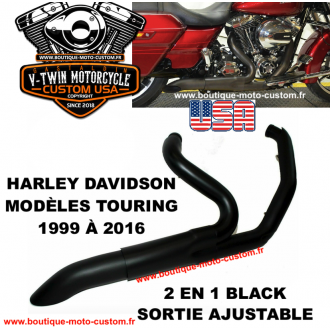 BLACK HARLEY DAVIDSON TOURING USA 2...