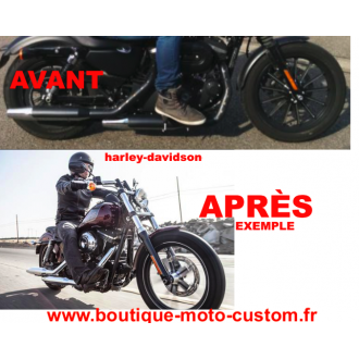 Chrome forward control kit Harley Davidson Sportster 883 et 1200
