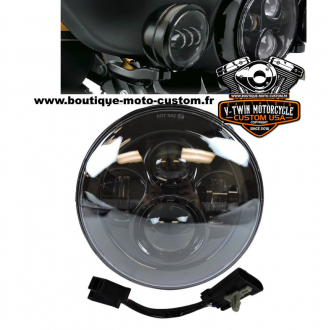 Phare projecteur LED 7  pouces Harley Davidson