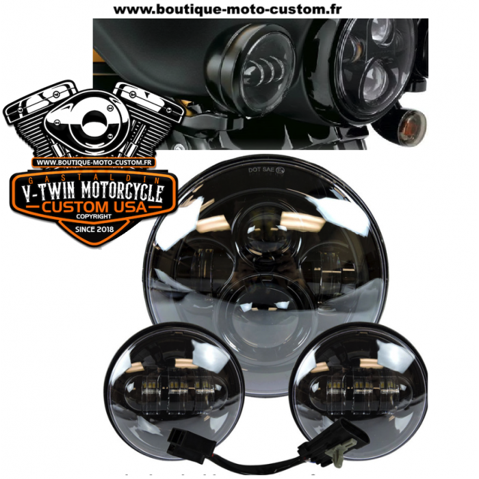 Harley Davidson 7 and 4.5 inch LED headlight