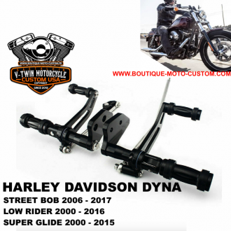Black forward control kit for Harley...