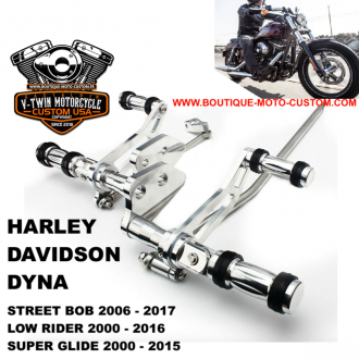 Chrome forward control kit for Harley...