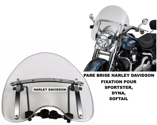 Bulle pare brise Harley Davidson Sportster, Dyna et Softail