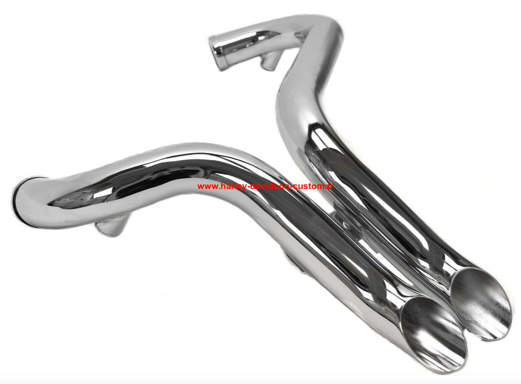 DRAG PIPES 1 3/4 " ECHAPPEMENT CHROME Harley Davidson 1984 - 2019 USA