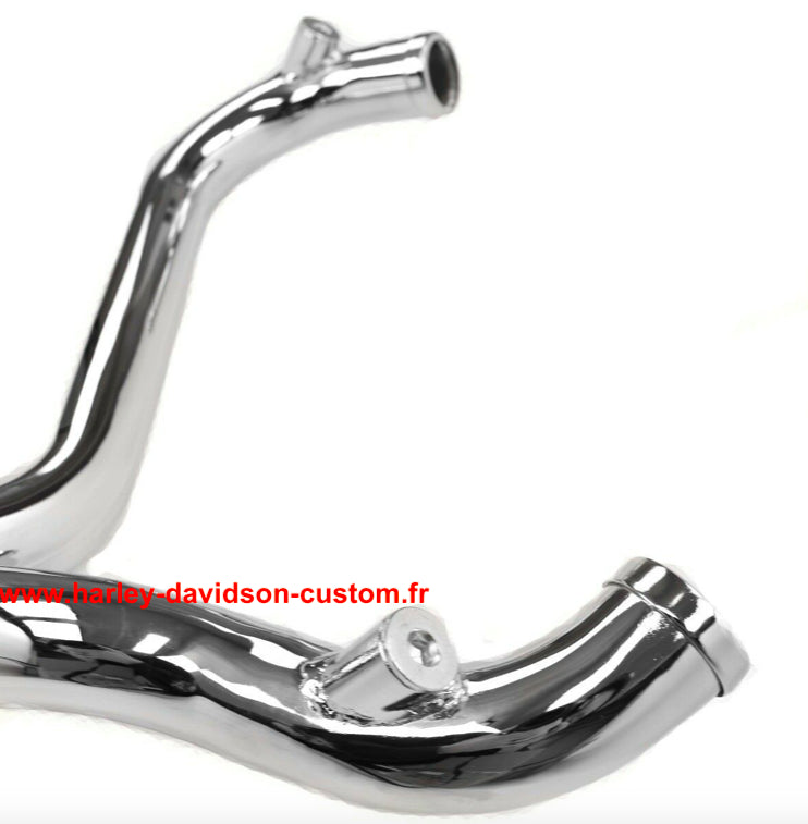 DRAG PIPES 1 3/4 " ECHAPPEMENT CHROME Harley Davidson 1984 - 2019 USA