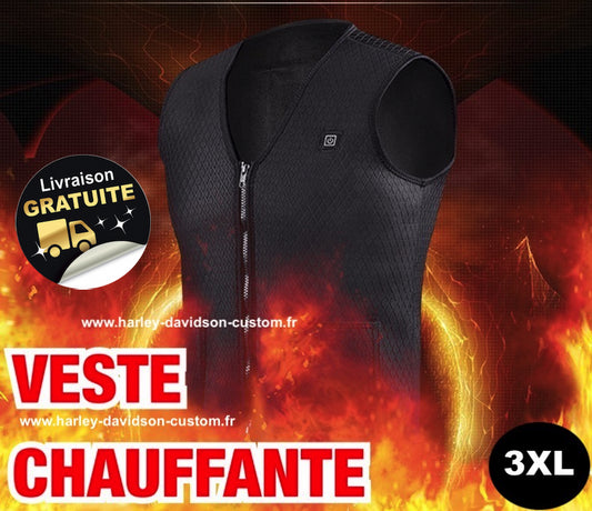 VESTE - GILET CHAUFFANT MOTO USB