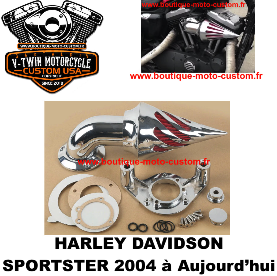 Harley Davidson Sportster Turbine Chrome Air Filter