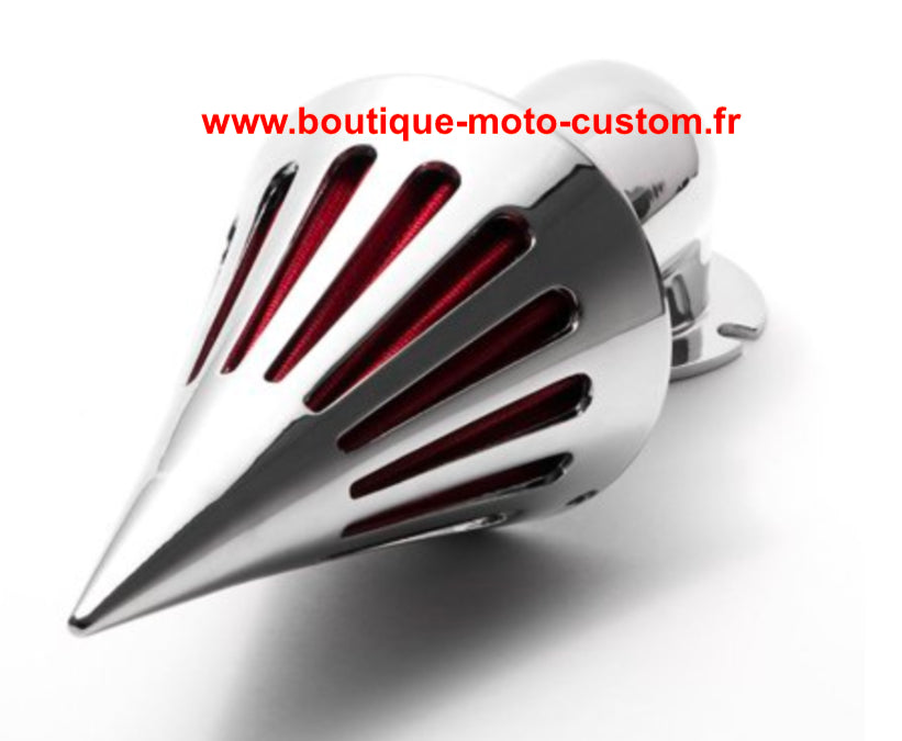 Filtre à air chrome Harley Davidson Carburateur S&S et CV ou injection