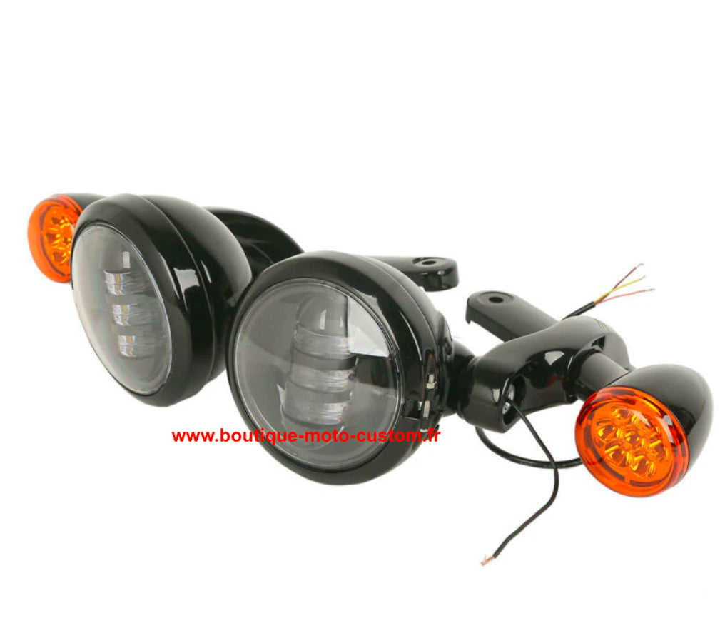 ADDITIONAL LED LIGHT KIT + INDICATOR HARLEY DAVIDSON TOURING 97 - 13