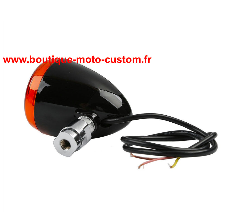 TURN SIGNAL KIT + BLACK HOLDER HARLEY DAVIDSON 1988 - 2019