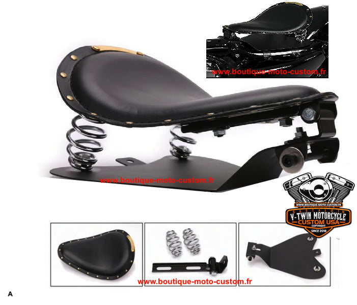 SOLO SEAT KIT Harley Davidson, Bobber, Chopper