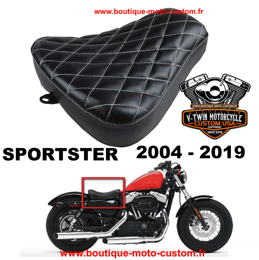 Harley Davidson SPORTSTER 2004 TO 2019 solo seat