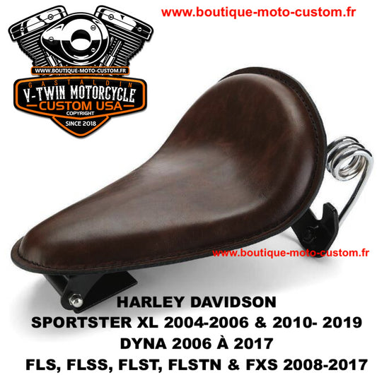 BOBBER SEAT KIT HARLEY DAVIDSON SPORTSTER, Dyna, FLS, FLSS, FLSTC, FLSTN, FXS