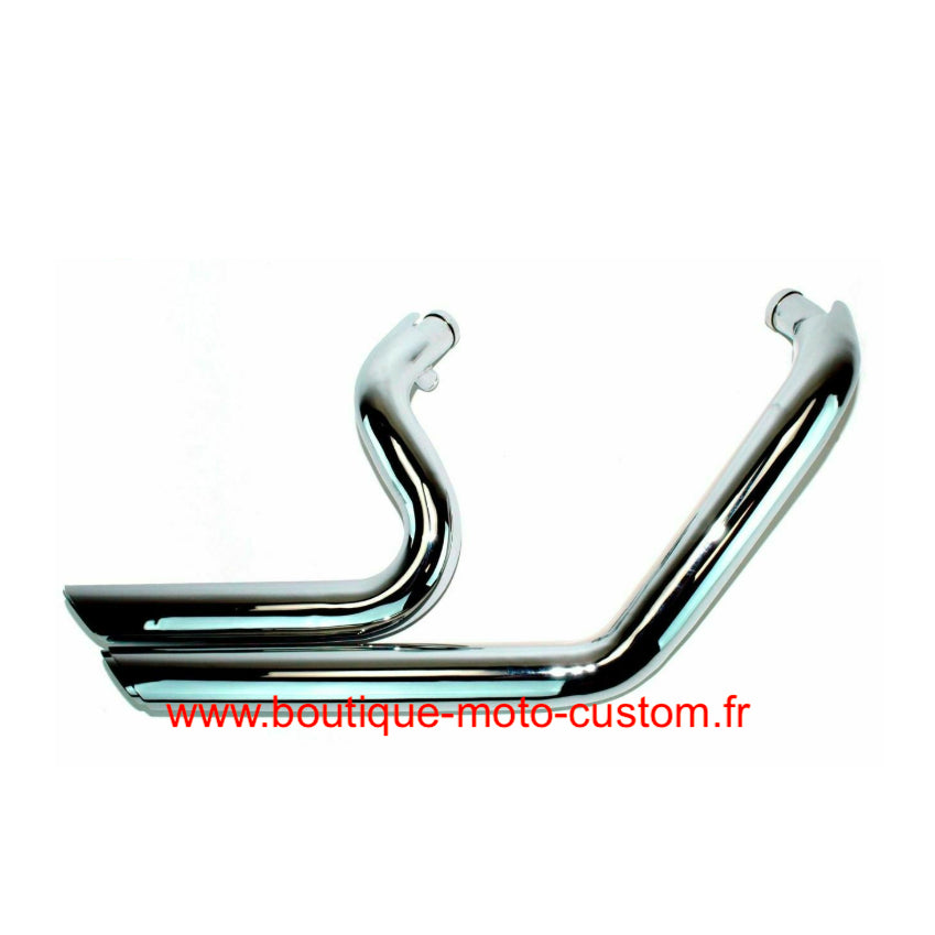 Ligne Échappement Shortshots staggered Chrome Harley Davidson SPORTSTER 2004 à 2013