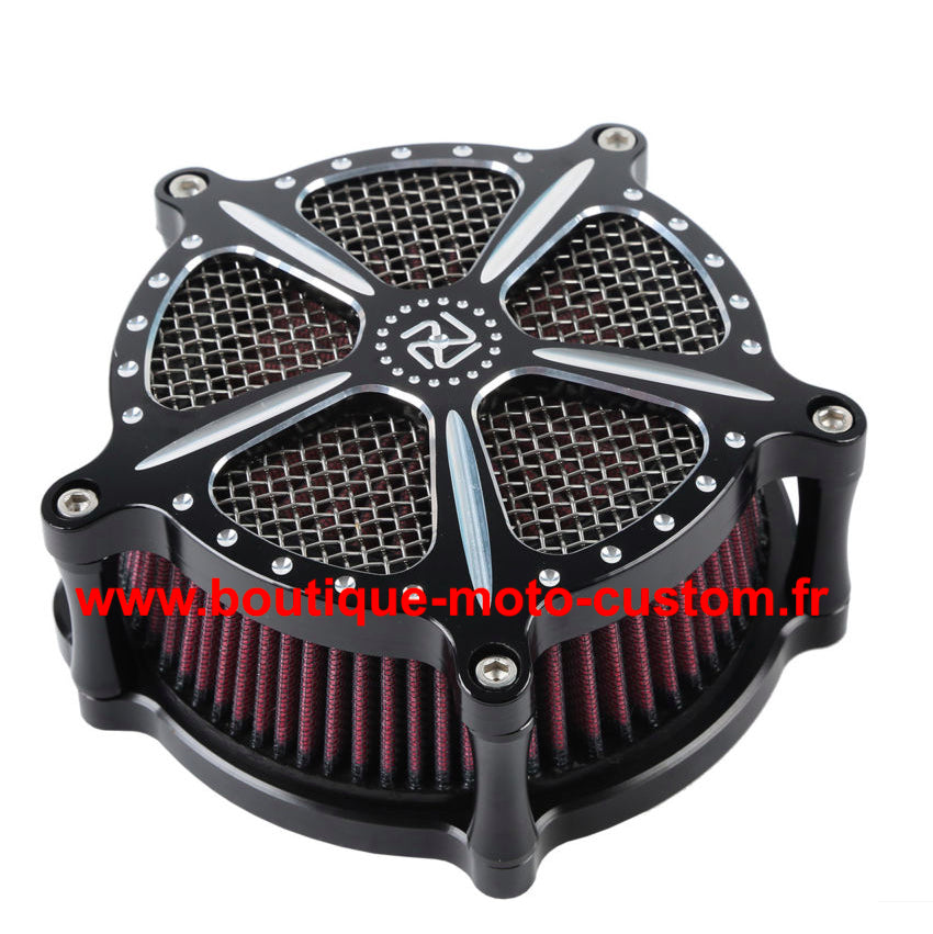 AIR FILTER STYLE VENTURI SLAM HARLEY DAVIDSON SPORTSTER BLACK