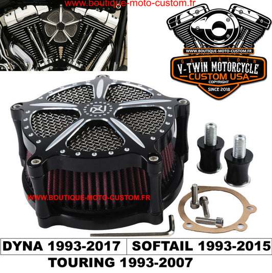 AIR FILTER STYLE VENTURI SLAM HARLEY DAVIDSON TOURING, DYNA, SOFTAIL