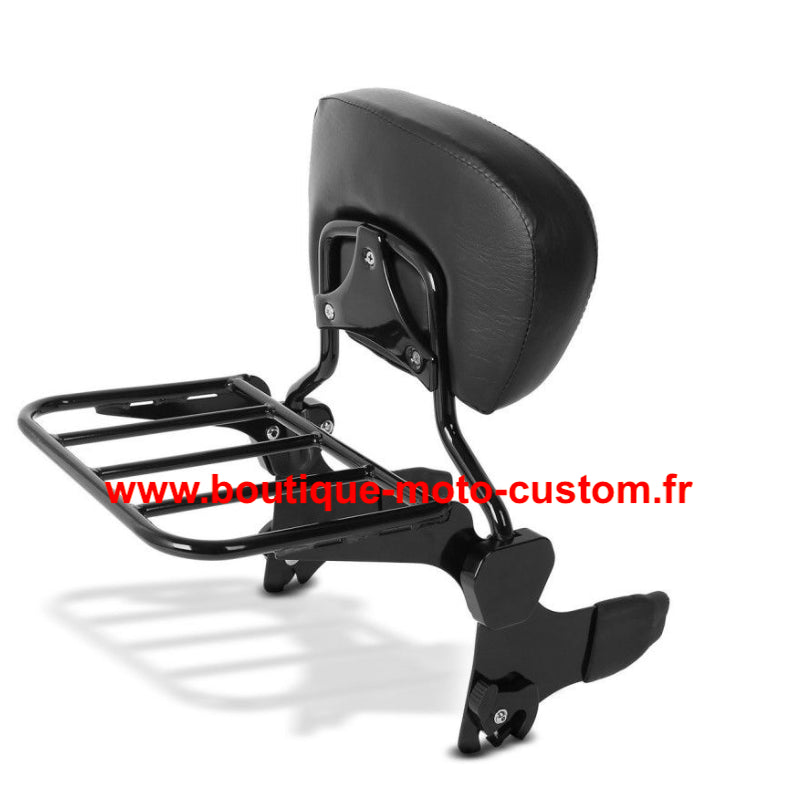 HARLEY DAVIDSON TOURING BLACK DETACHABLE SISSY BAR 1997 - 2008