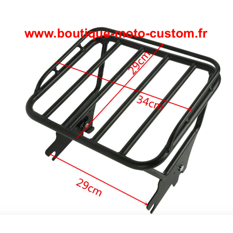 DETACHABLE DUO LUGGAGE RACK MATTE BLACK HARLEY DAVIDSON TOURING 1997-2008