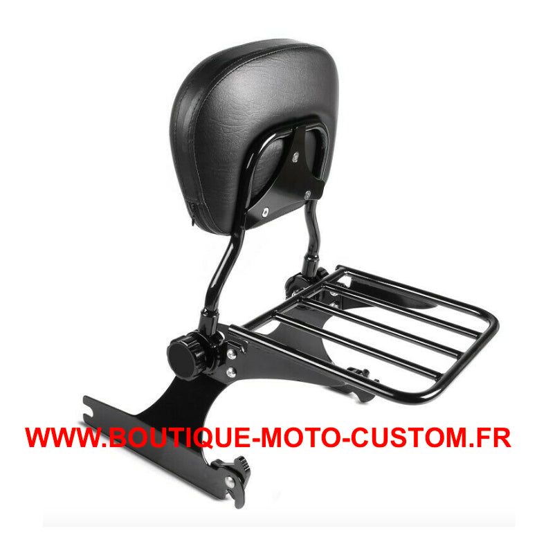 Detachable Sissy Bar clips / Black Harley Davidson Dyna from 2006 to 2017