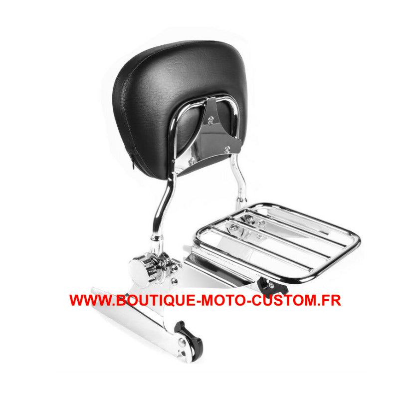 Detachable Sissy Bar / Chrome clips Harley Davidson Softail from 1999 to 2006