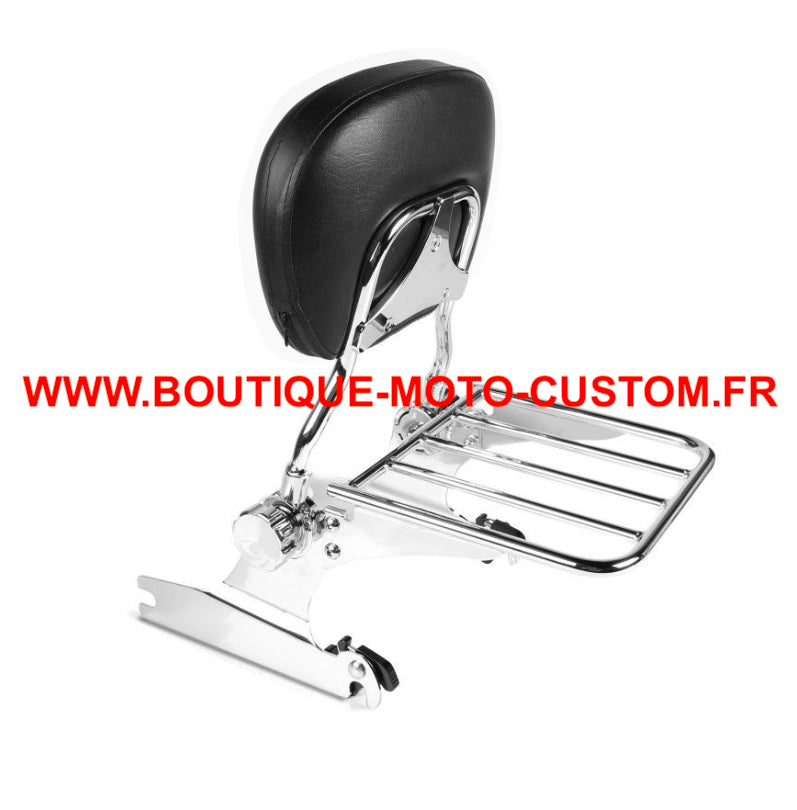 Detachable Sissy Bar / Chrome clips Harley Davidson Softail from 2006 to 2017