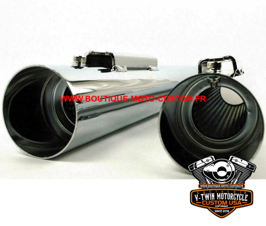 Harley Davidson Touring Chrome exhaust muffler