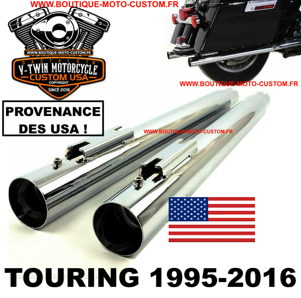 Harley Davidson Touring Chrome exhaust muffler