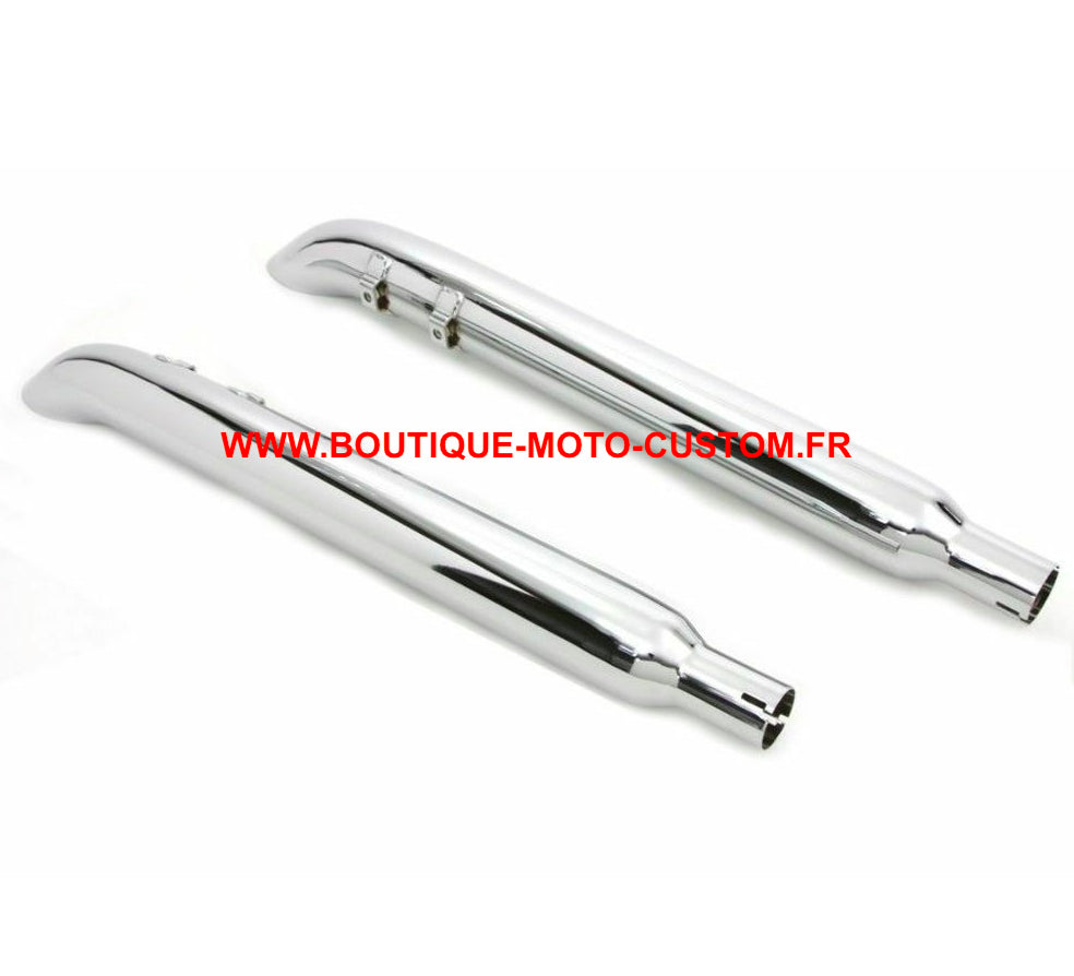 Harley Davidson Touring Turn Out Exhaust Muffler Chrome