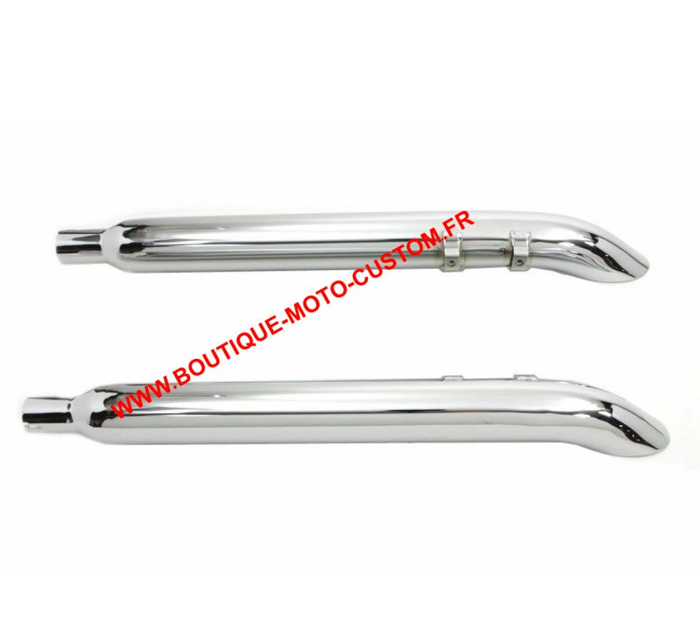 Harley Davidson Touring Turn Out Exhaust Muffler Chrome