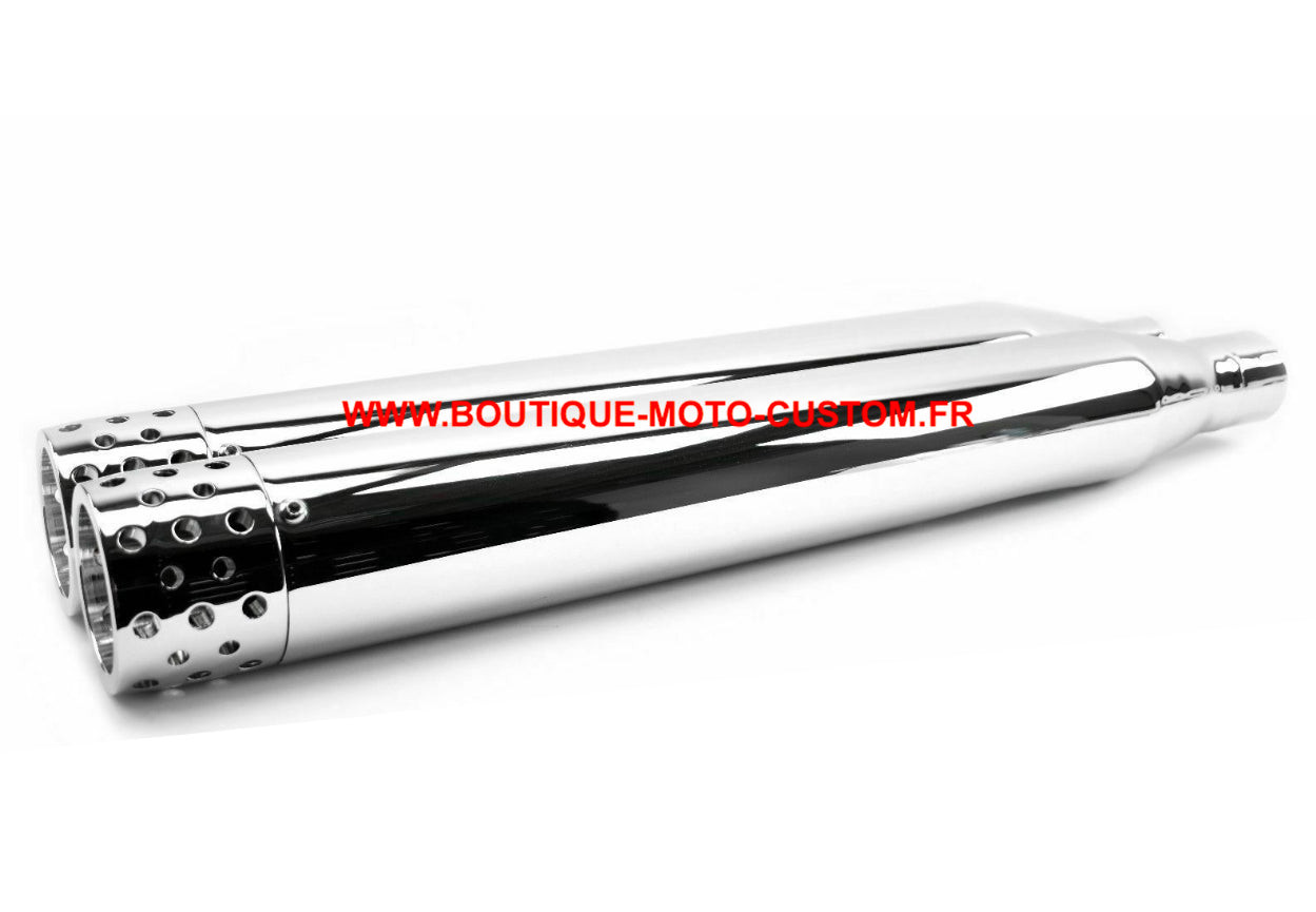 Harley Davidson Touring Chrome Cheese 4 " Exhaust Muffler