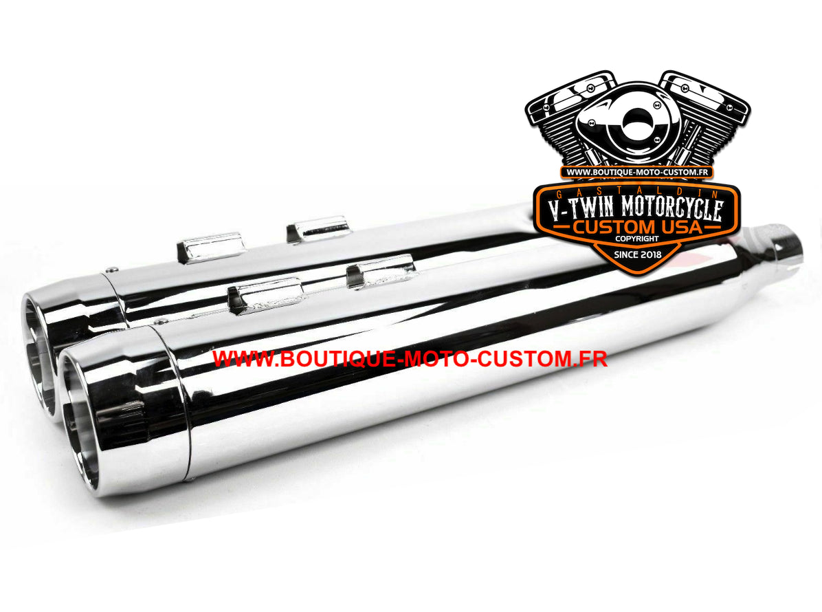 Harley Davidson Touring Chrome USA 4,5 "BIG Exhaust Muffler