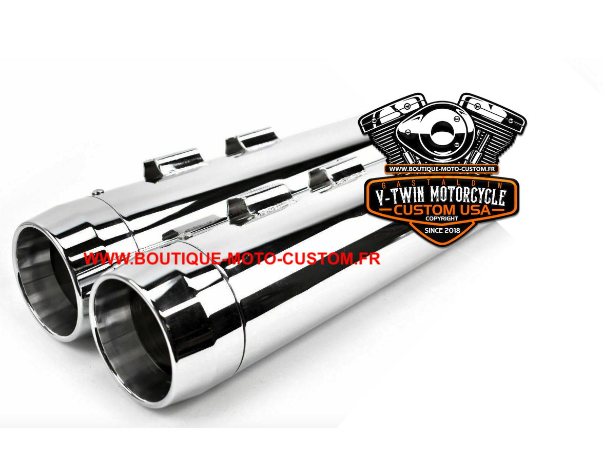 Harley Davidson Touring Chrome USA 4,5 "BIG Exhaust Muffler