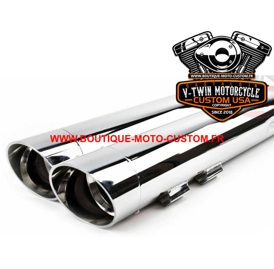 Harley Davidson Touring Chrome USA 4,5 "BIZO exhaust muffler