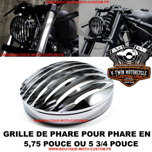 Harley Davidson 5.75 inch Chromium Headlight Gate