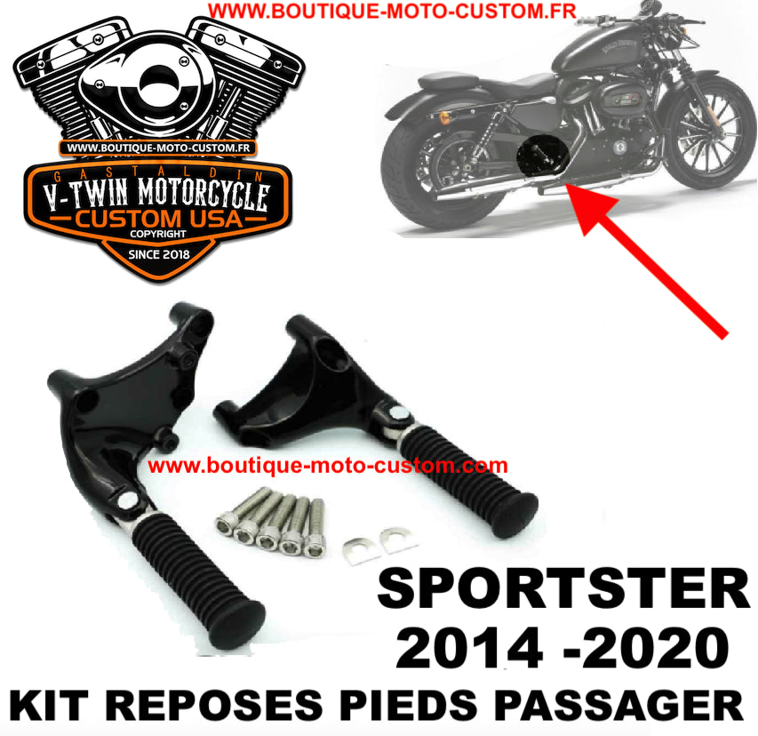 copy of Kit passenger footpeg HARLEY DAVIDSON SPORTSTER 2004 - 2013