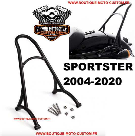 Black Sissy Bar Harley Davidson SPORTSTER 2004 - 2019