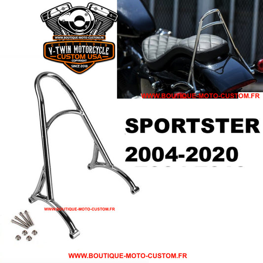 CHROME Sissy Bar Harley Davidson SPORTSTER 2004 - 2019