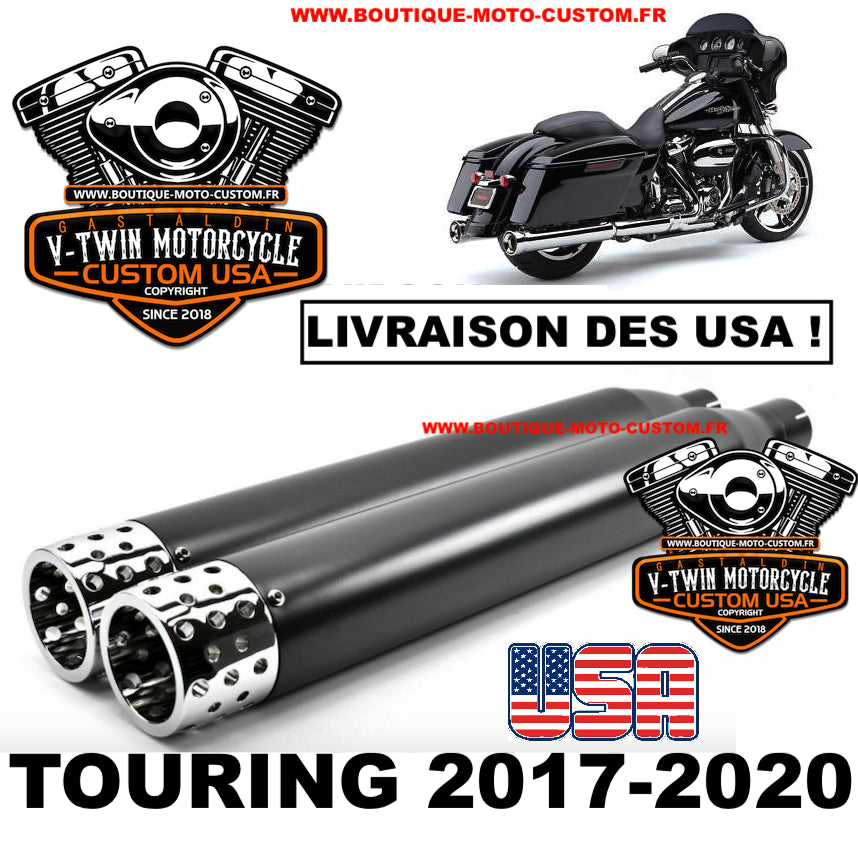 Harley Davidson Touring cheese 4 "exhaust MUFFLER