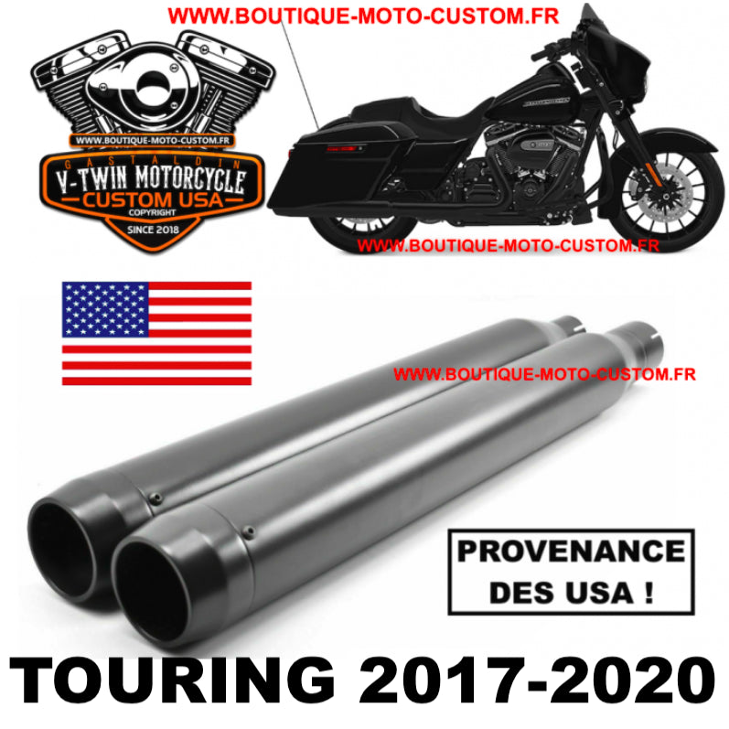 Harley Davidson Touring Black 3.5 "Exhaust Muffler