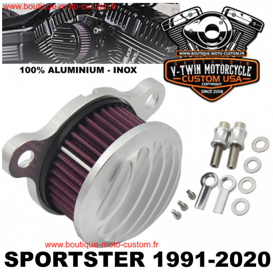 Rough crafts style air filter for Harley Davidson