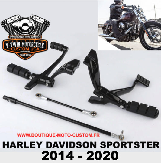 Forward control kit for Harley Davidson Sportster 883 et 1200