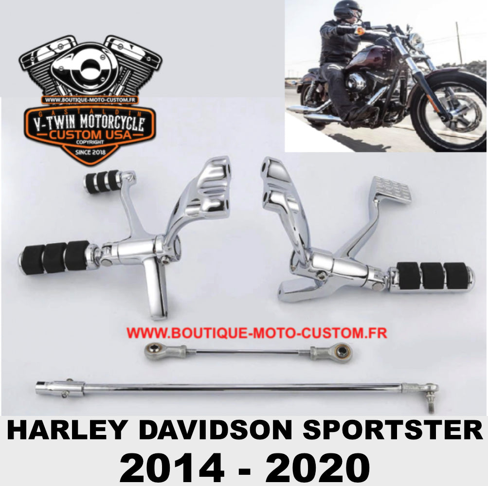 copy of Chrome forward control kit for Harley Davidson Sportster 883 et 1200