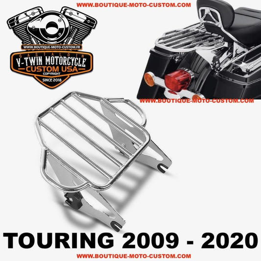 copy of Stealth style luggage rack Black Harley Davidson Touring 2009 - 2019