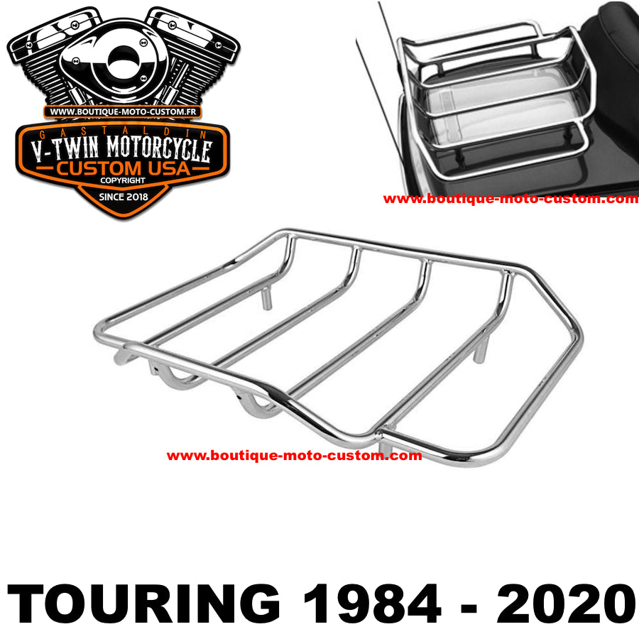 copy of Stealth style luggage rack Black Harley Davidson Touring 2009 - 2019