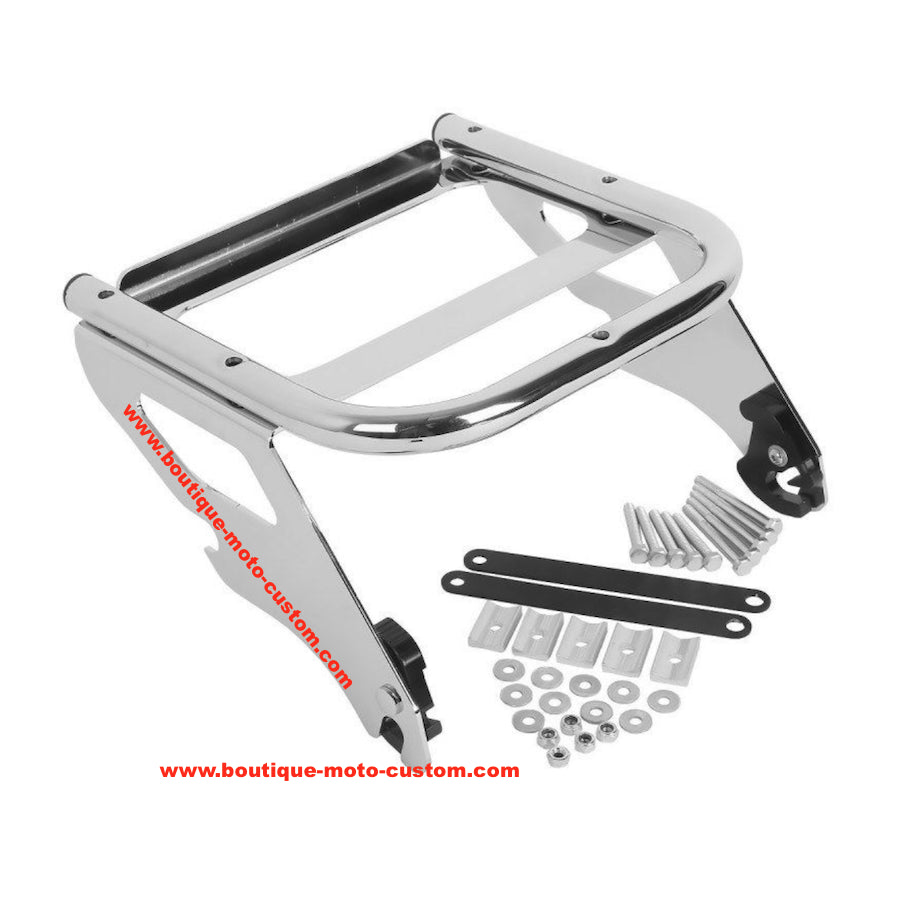 SUPPORT DE MONTAGE TOUR PAK DETACHABLE CHROME HARLEY DAVIDSON TOURING DE 1997 à 2008